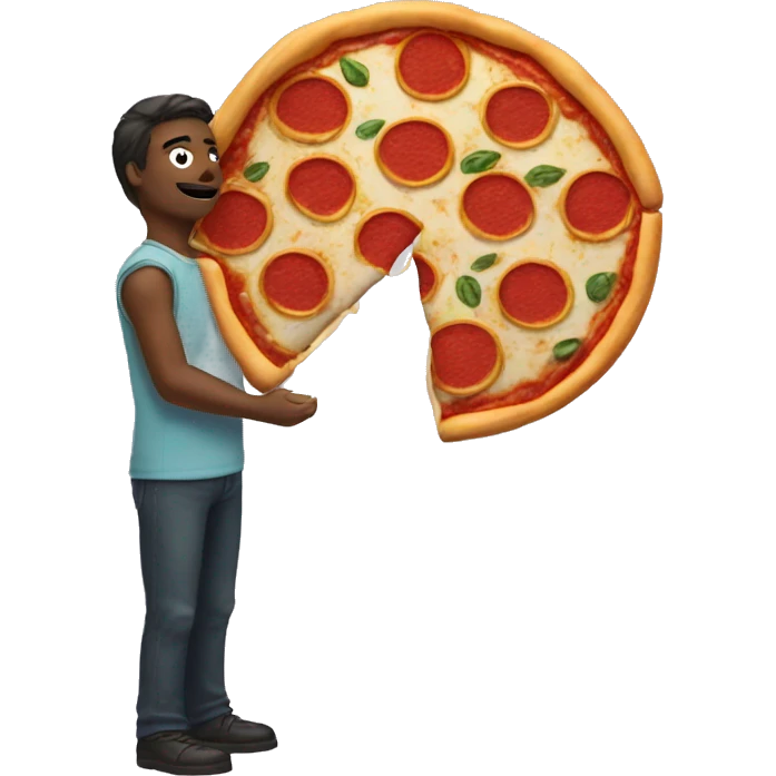 Hug Pizza emoji
