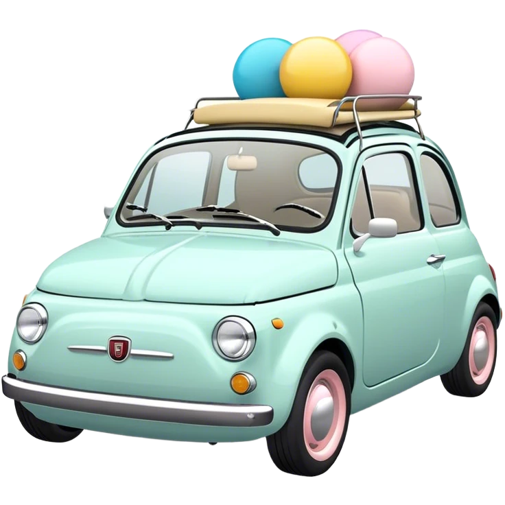 Fiat 500 Pastel  emoji