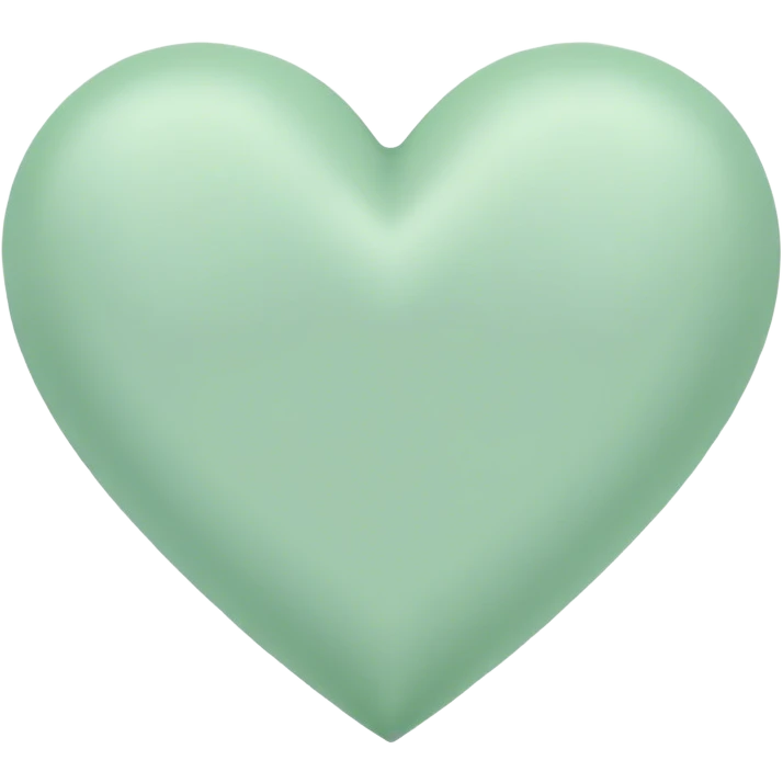 heart pastel green emoji