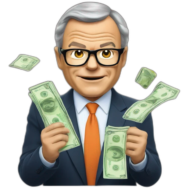 sir martin sorrell burning money emoji