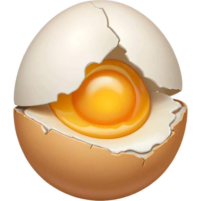 Cracked egg emoji