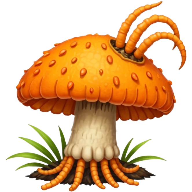 cordyceps mushroom emoji