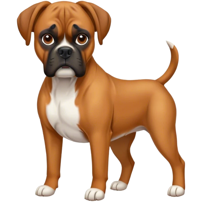 Boxer dog emoji