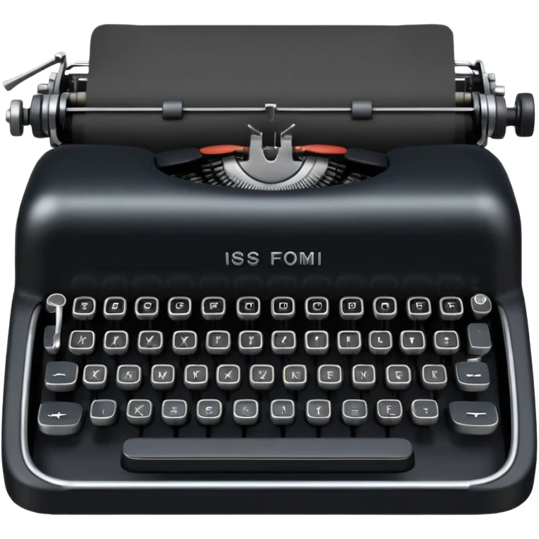 that is not a machine that’s a type writer which i DID NOT ASK FOR!!! emoji