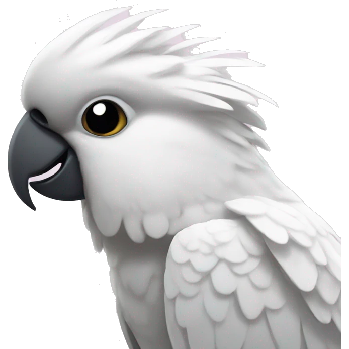 Sad cockatoo head emoji