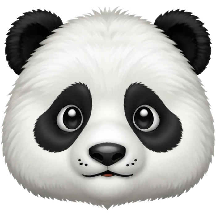 Panda face emoji