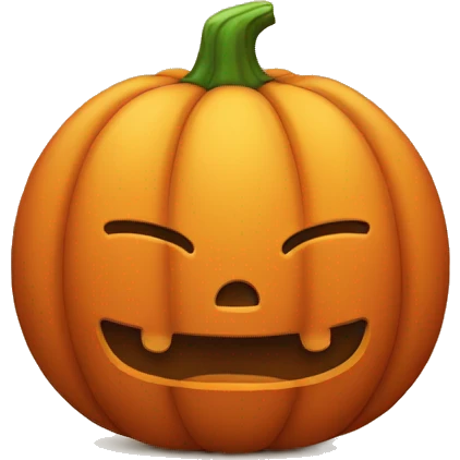 Cute Pumpkin emoji
