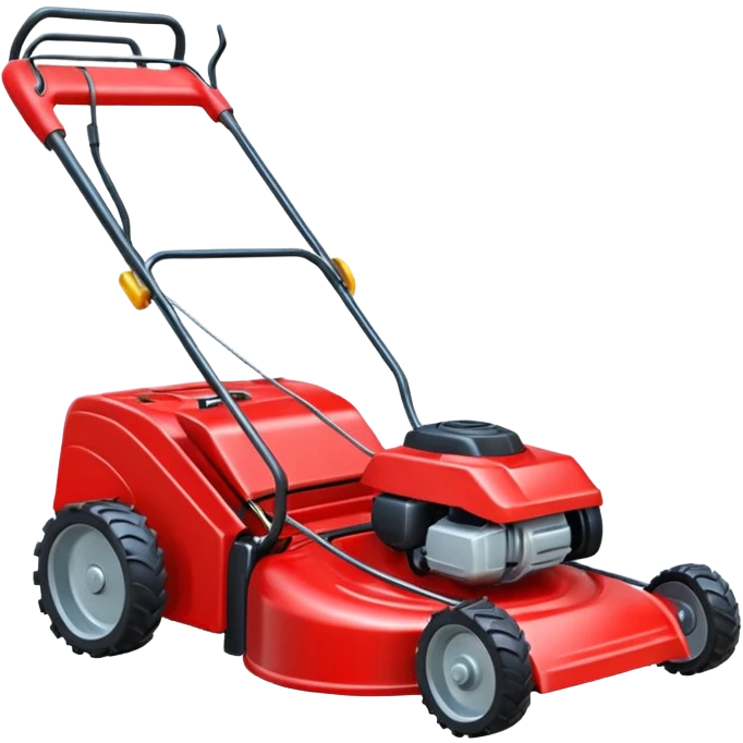 Red Lawnmower emoji