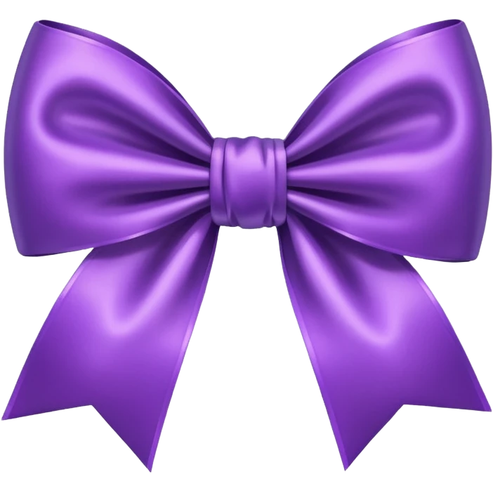 purple bow png form  emoji