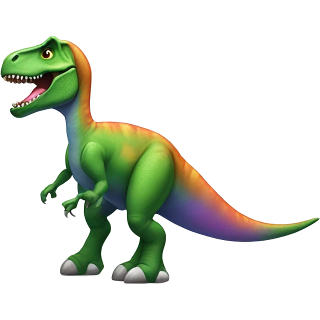 Dinosaur wearing heels emoji