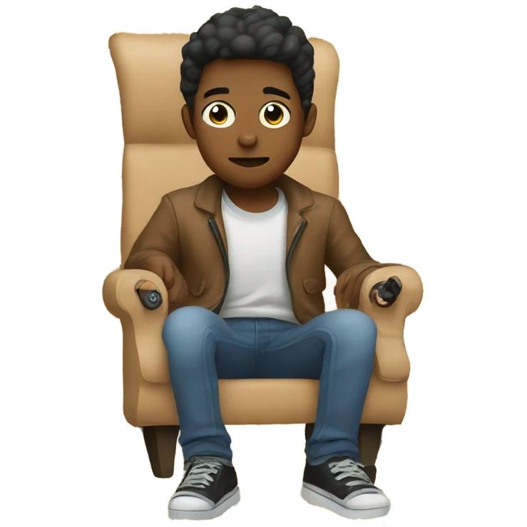 Son addicted to video games emoji