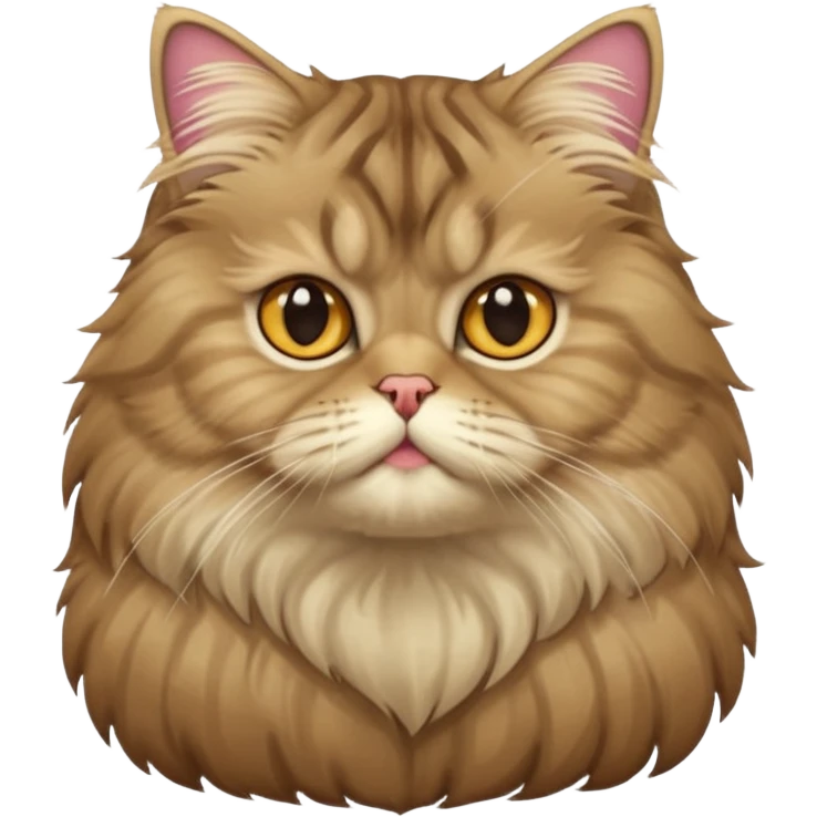 Tabby Persian cat emoji