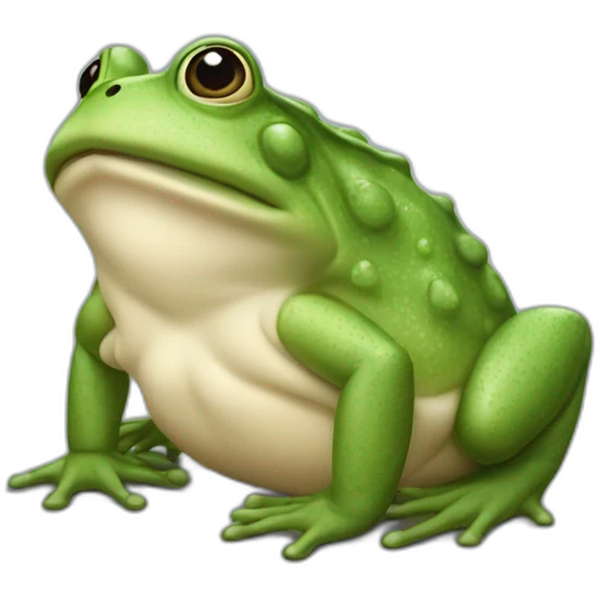 Crapaud en robe de mariée  emoji