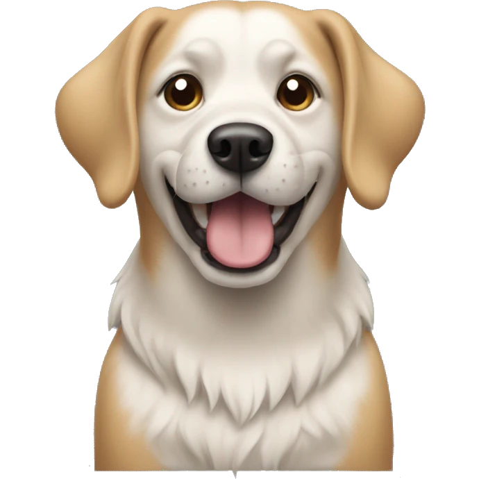 dog vith dog emoji