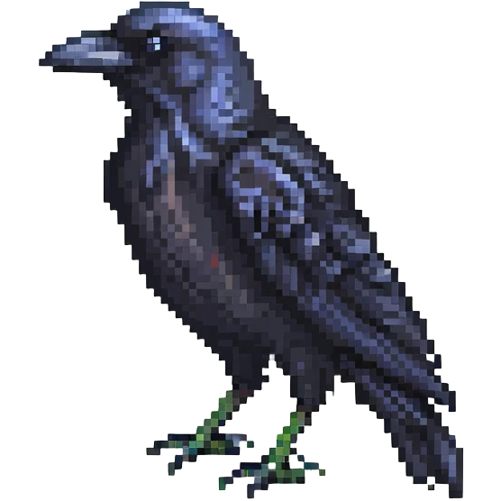 Black raven emoji