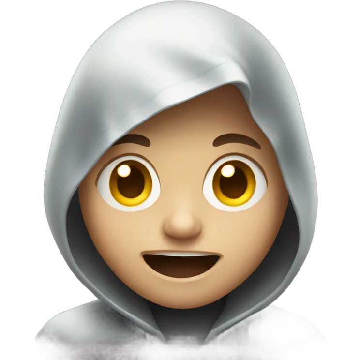 Kid being haunted  emoji