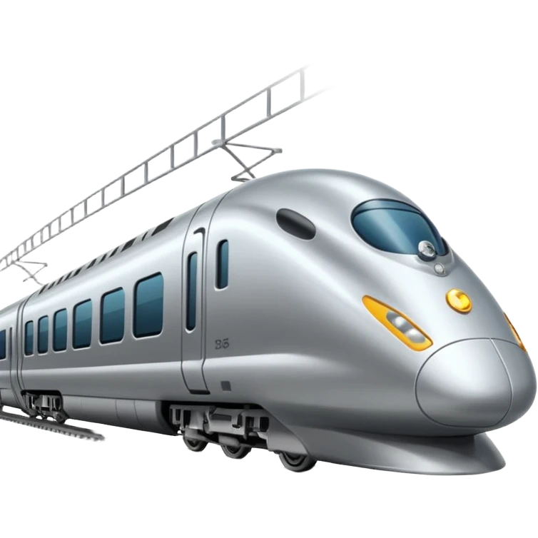 super fast train emoji