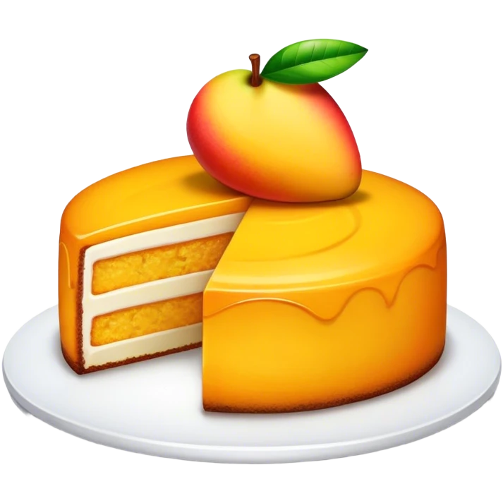 mango cake emoji