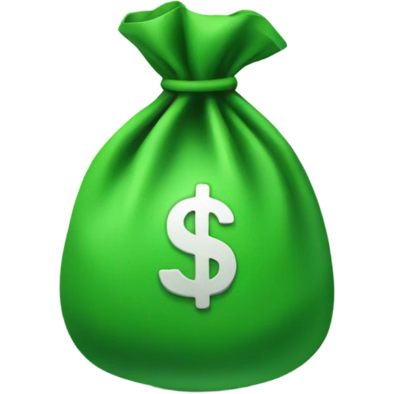 green money bag emoji