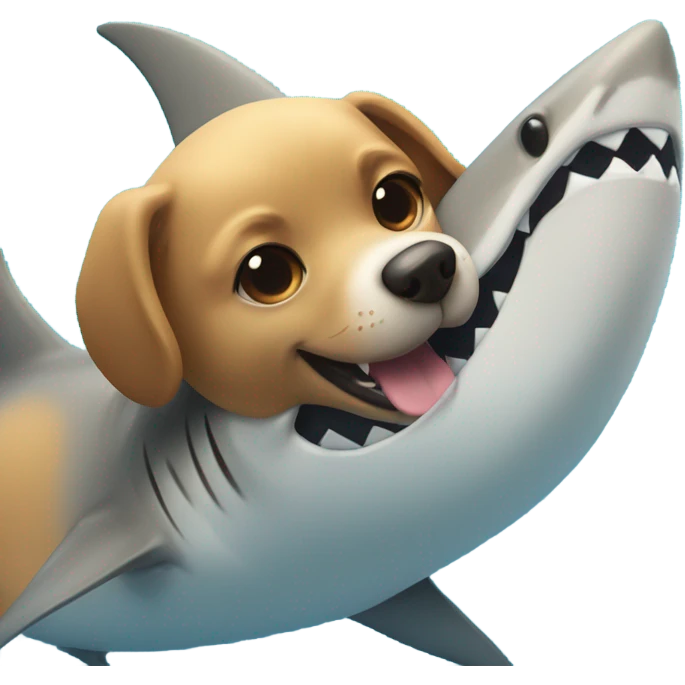 dog shark  emoji