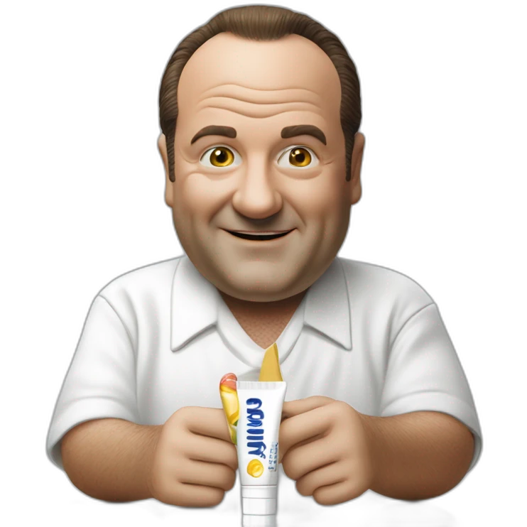 tony-soprano-4k-toothpaste-advert emoji