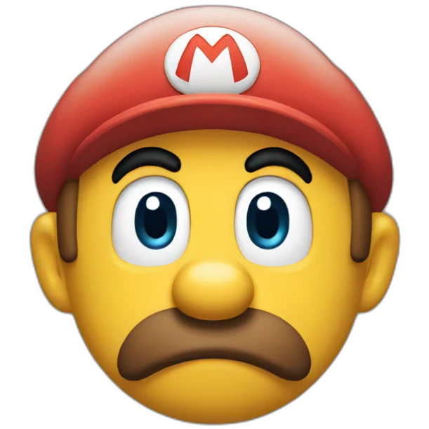 Crying Mario emoji