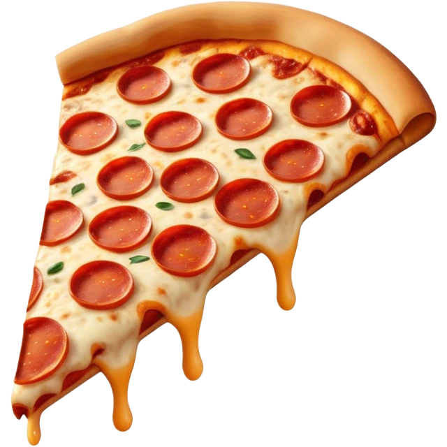 Pepperoni pizza slice emoji