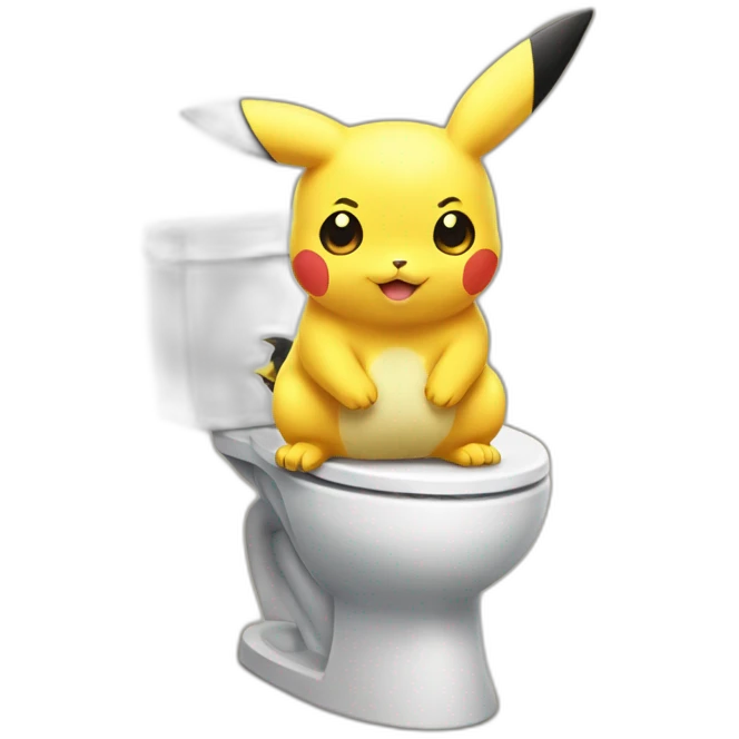 Pikatchu toilette emoji