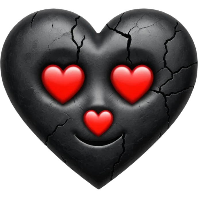 gothic / grunge style heart emoji emoji