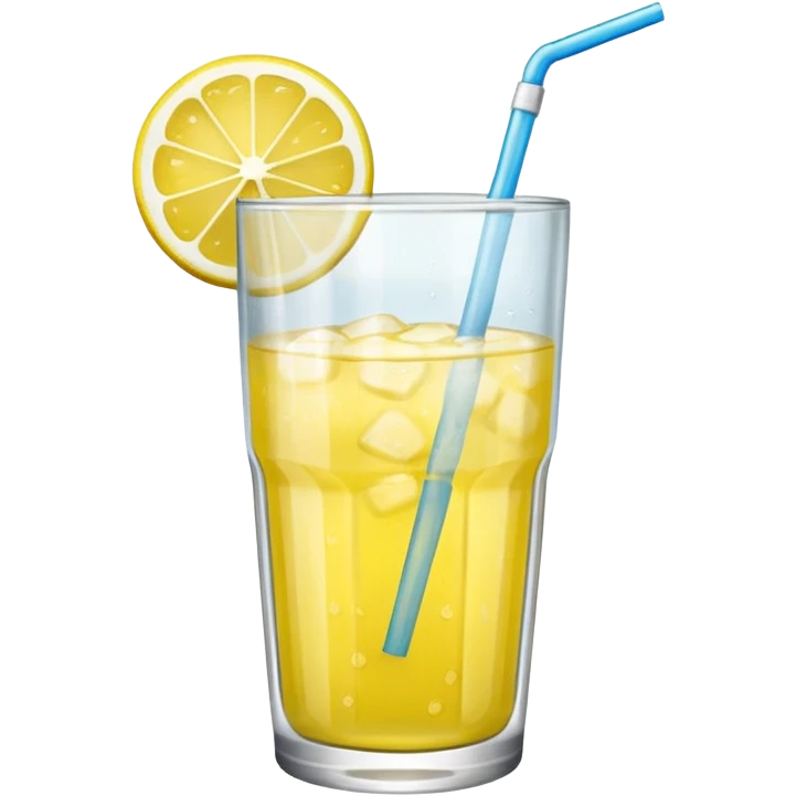 basic lemonade in tumbler emoji