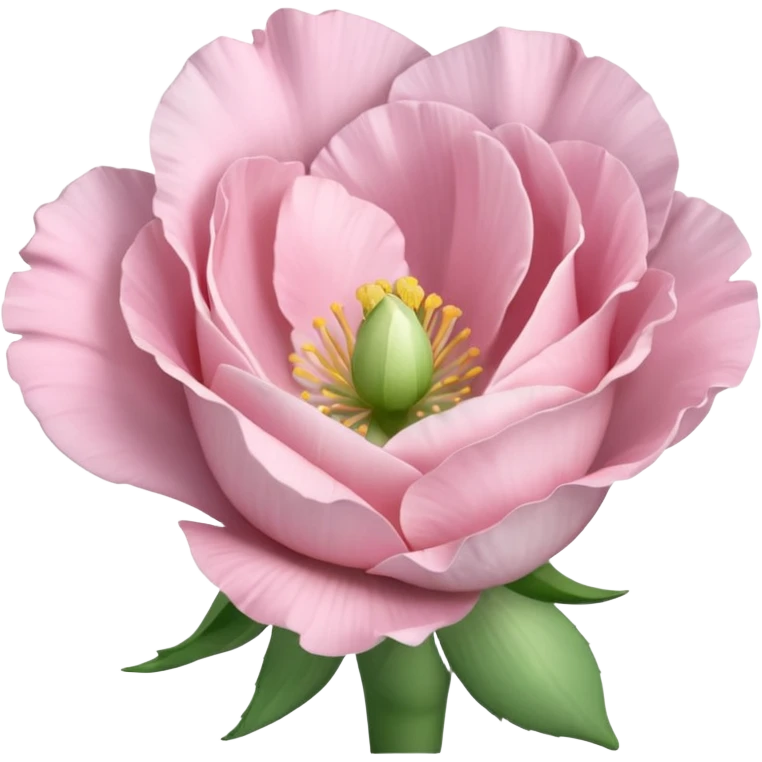 a Beautiful light pink flower Eustoma emoji