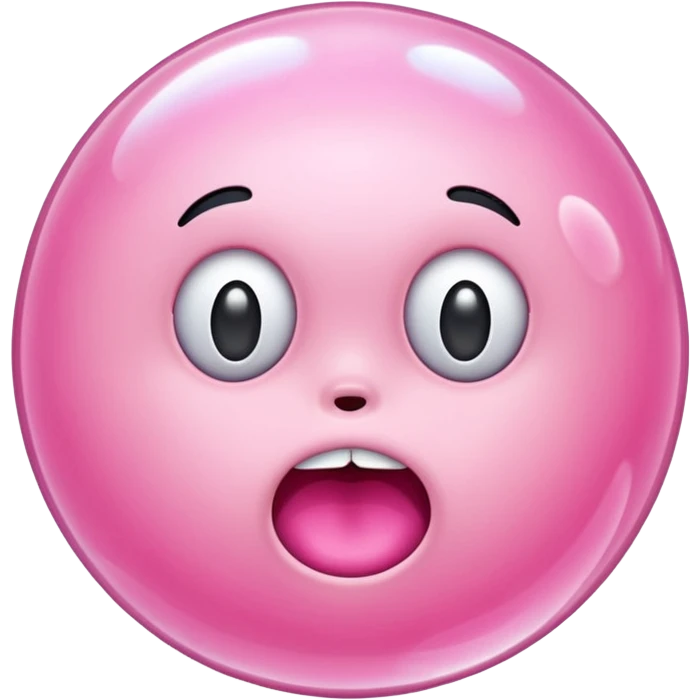 chewed bubble gum emoji