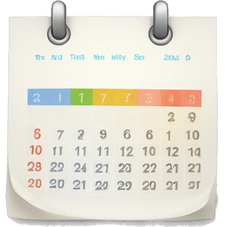 calendar emoji