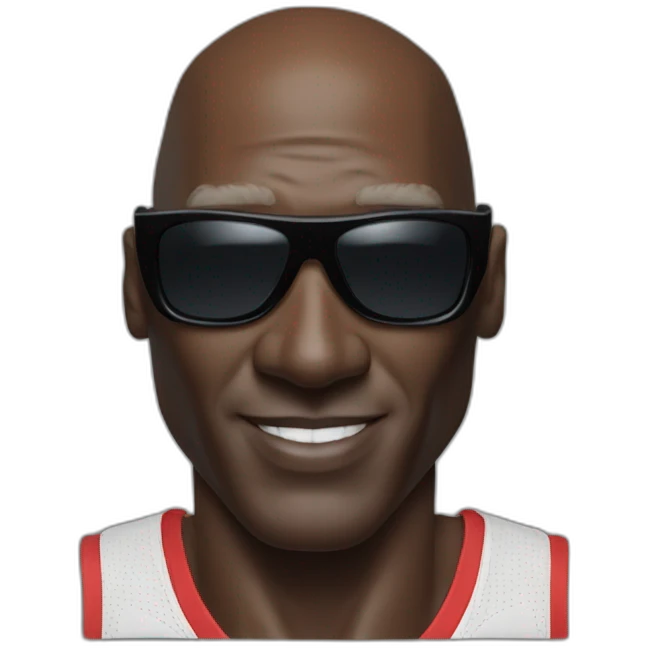 Michael Jordan in sunglasses emoji
