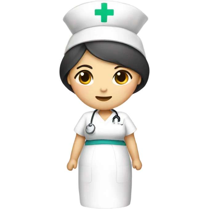 Pregnant Mexican/Japanese nurse emoji