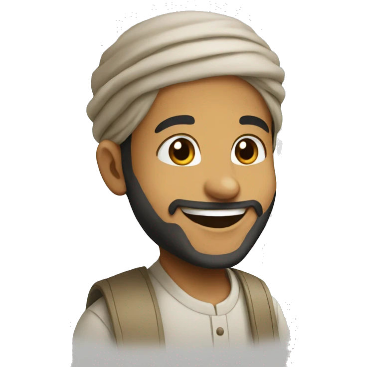 happy muslim emoji