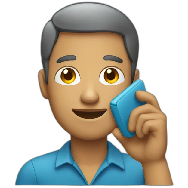 Man using phone  emoji