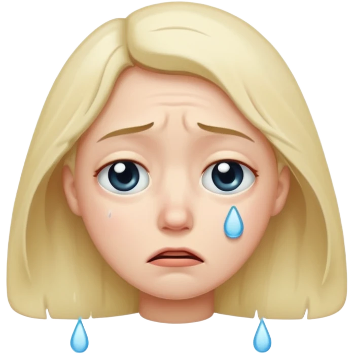 Triste pleure emoji