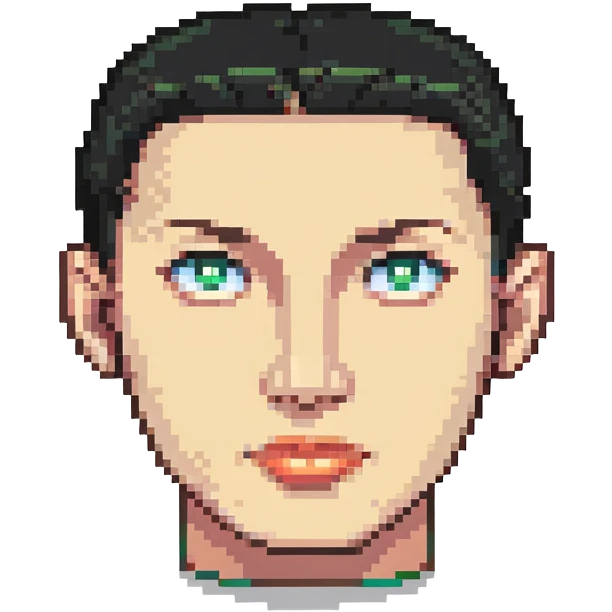 character with oval-shaped head with flat top emoji