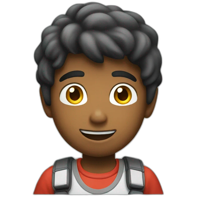boy playing nintendo emoji