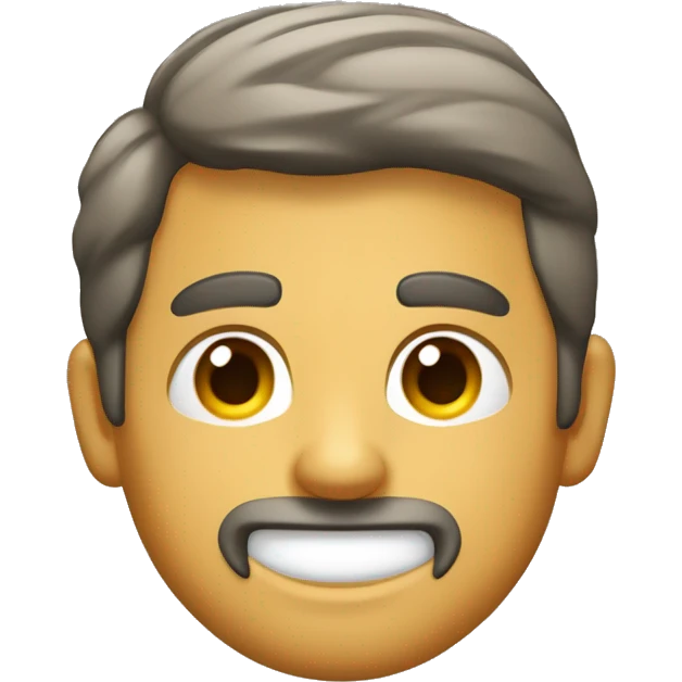 Hombre canoso con anteojos y chaqueta de enfermero sonriendo  emoji