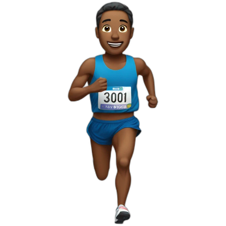 a marathoner emoji