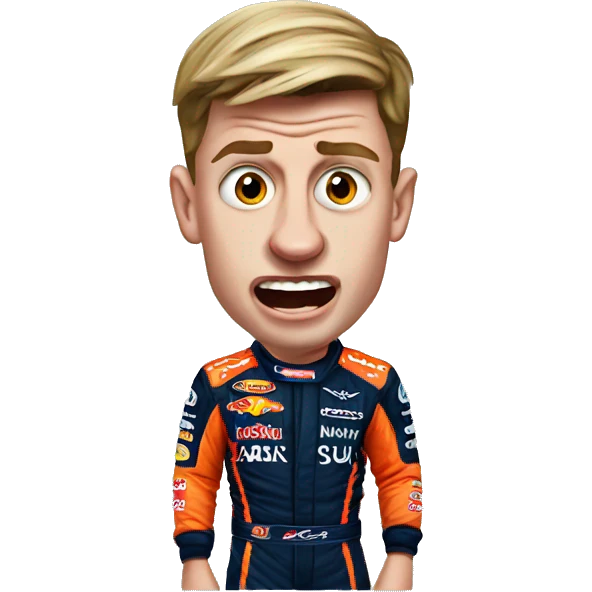 Max Verstappen shocked emoji