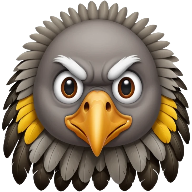 vulture but comical, like lurking but kind of dumb emoji