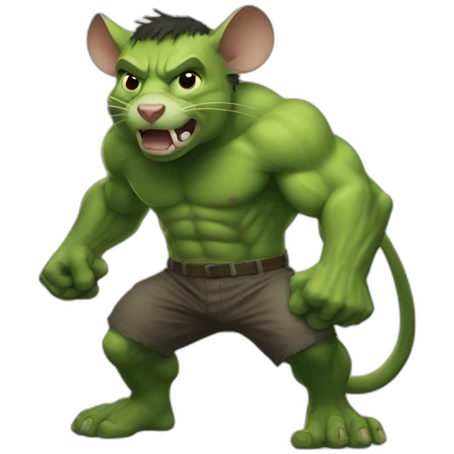 Hulk Rat emoji