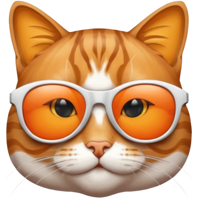 Cat wearing sunglasses emoji