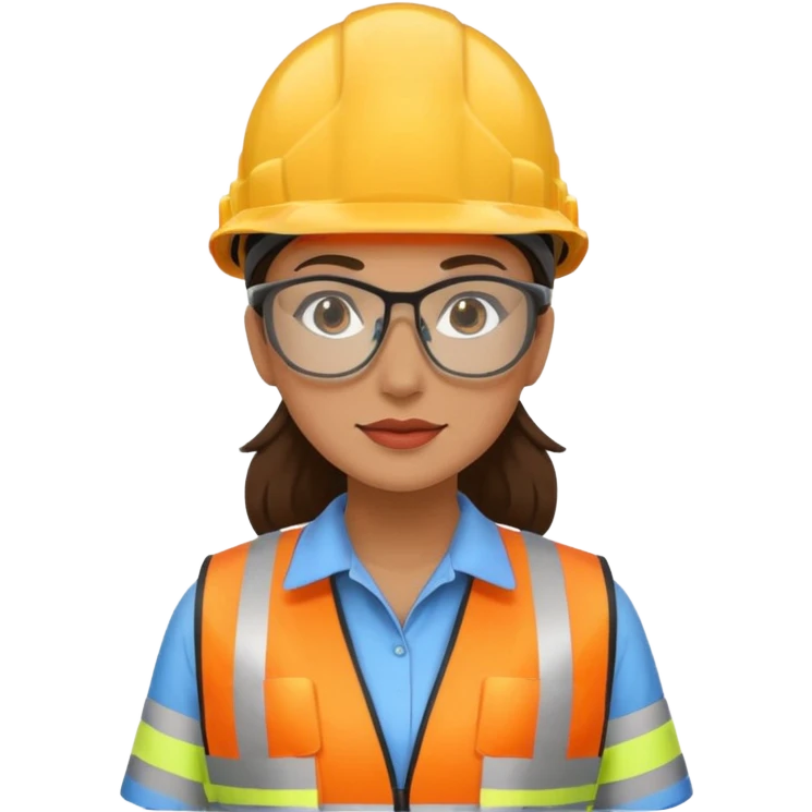 Occupational safety and health или labor protection woman emoji