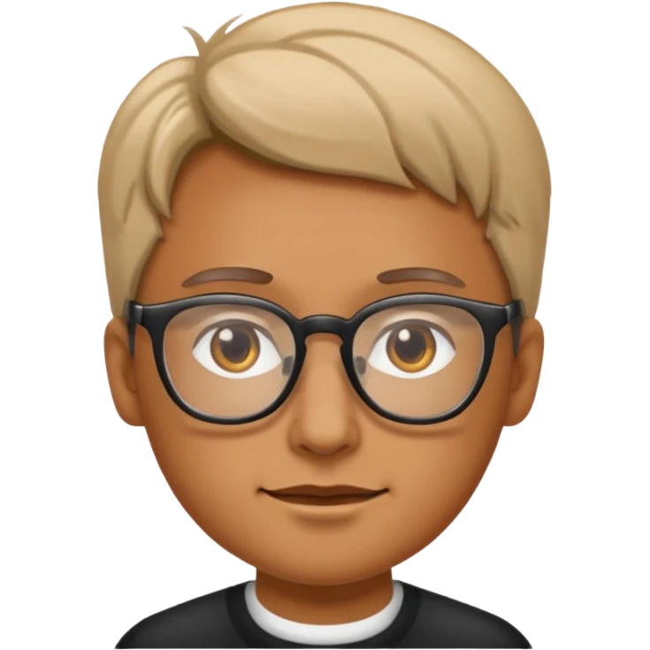 Brownie with glasses emoji