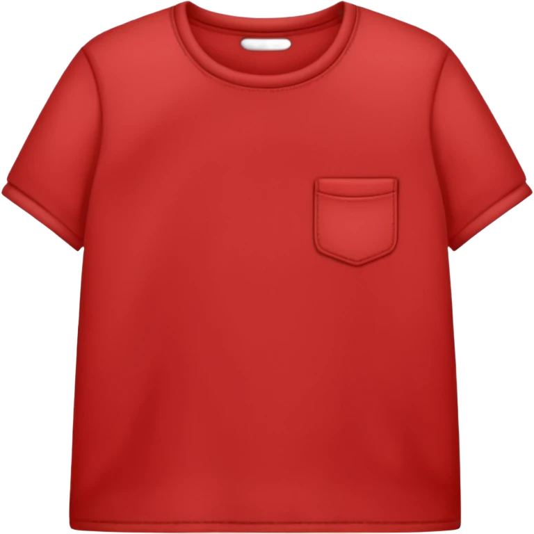 red cotton shirt emoji