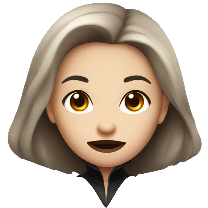 A cute vampire women emoji
